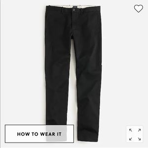 J. Crew 484 Stretch Chino (Black) - Sz 30/32